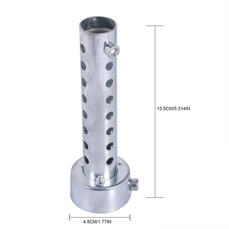 KIMISS KIMISS db killer- Universal Motorcycle Exhaust Can DB Killer Silencer Baffle Insert (Silver) (45 mm) - Image 2