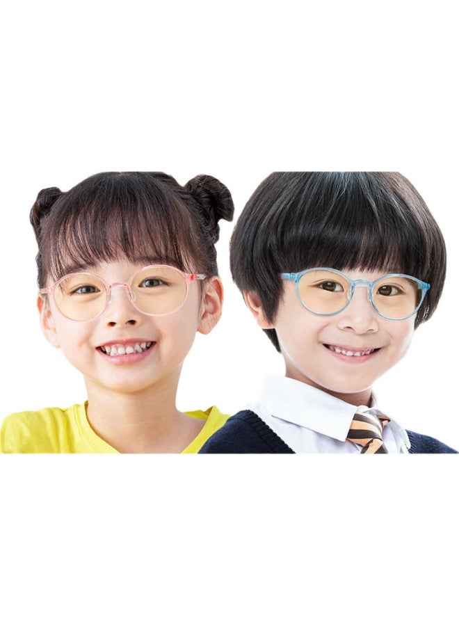 Quark American Children'S Anti-Blue Light Glasses, Black, Anti-Light Harm, Uv Protection, Eye Protection, Radiation Protection, Non-Prescription Glasses, Ty2105C1 - Image 1