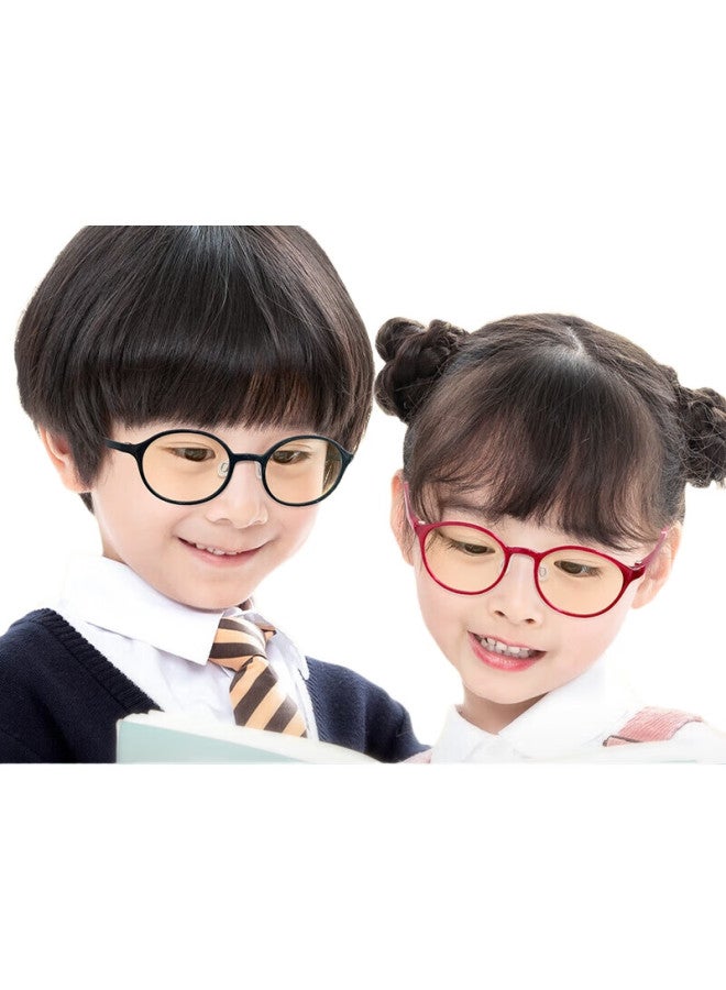 Quark American Children'S Anti-Blue Light Glasses, Black, Anti-Light Harm, Uv Protection, Eye Protection, Radiation Protection, Non-Prescription Glasses, Ty2105C1 - Image 3