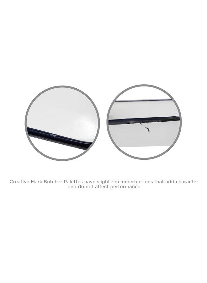 Creative Mark Creative Mark Butcher Tray Palette - Triple Coated Enamel Tray Palette for Painting, Color Theory, Mixing, and More! - 11" x 15" - Image 3