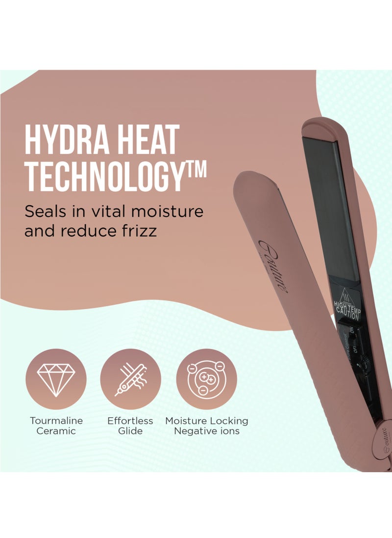 Couture Hair Pro Couture Hair Pro Hair Straightener Rose Gold Flat Iron Professional Straightener  - Image 3
