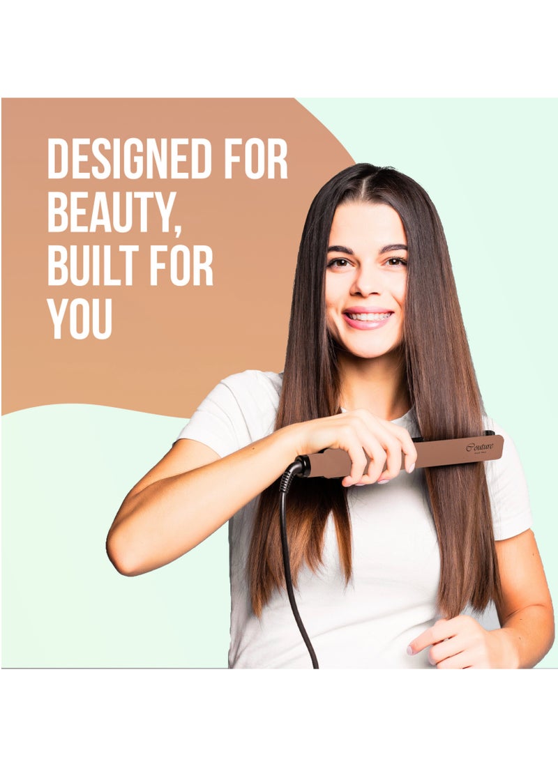 Couture Hair Pro Couture Hair Pro Hair Straightener Rose Gold Flat Iron Professional Straightener  - Image 4