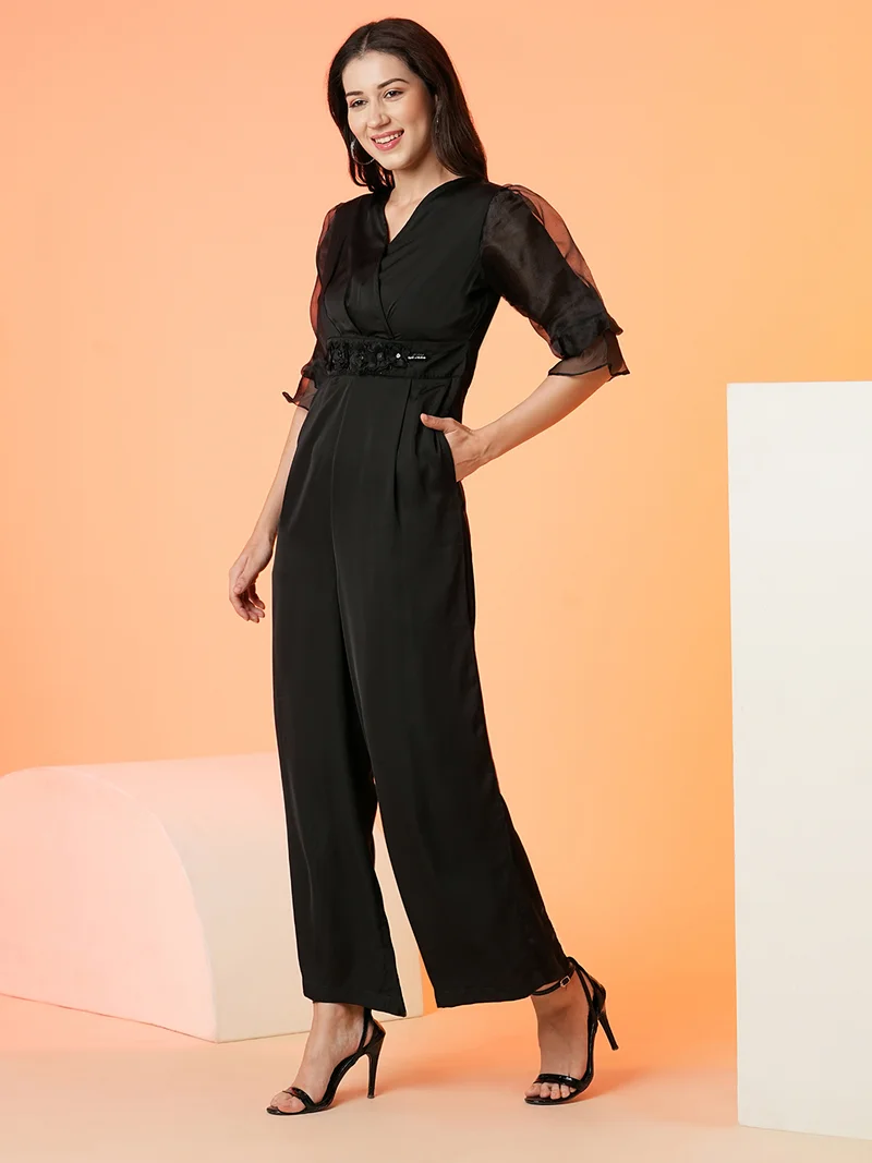 globus Women Applique Party Jumpsuit