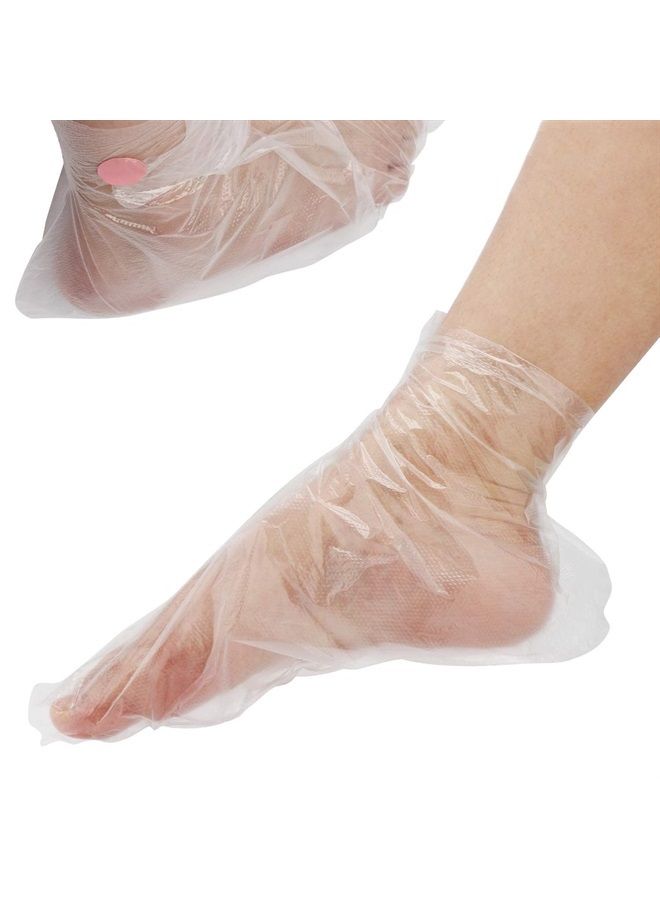 ALLmuis Paraffin Bath Liners for Foot Pedicure Hot Spa Wax Treatment, Larger Thicker Thermal Therapy Feet Covers Bags Plastic Socks Liners - Image 3