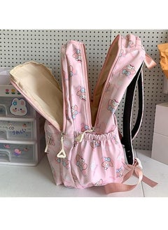 Beauenty My Melody Schoolchildren Backpack Laptop Rucksack Backpack Schoolbag Cute Anime Backpack Girls Boys  - Image 2