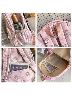Beauenty My Melody Schoolchildren Backpack Laptop Rucksack Backpack Schoolbag Cute Anime Backpack Girls Boys  - Image 5