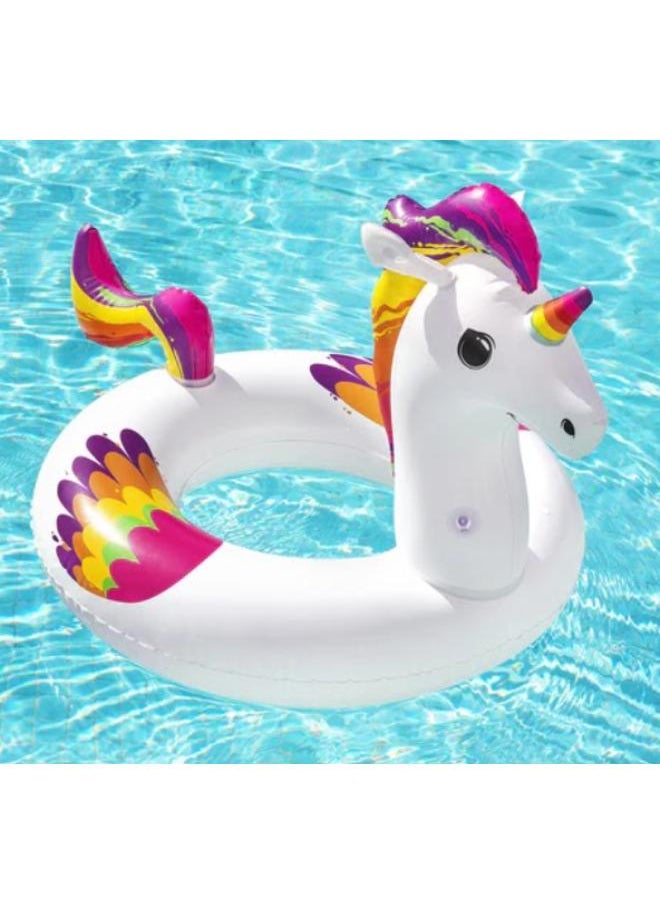 Bestway Bestway Unicorn Fantasy Swim Ring 119cm x 91cm Up to 80kg Ages 10+ - 36159  - Image 3