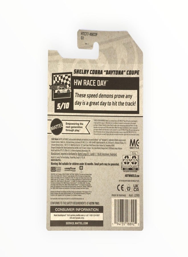 Matchbox Hot Wheels Shelby Cobra Daytona Coupe, HW Race Day 5/10 [Blue] 122/250 - Image 2