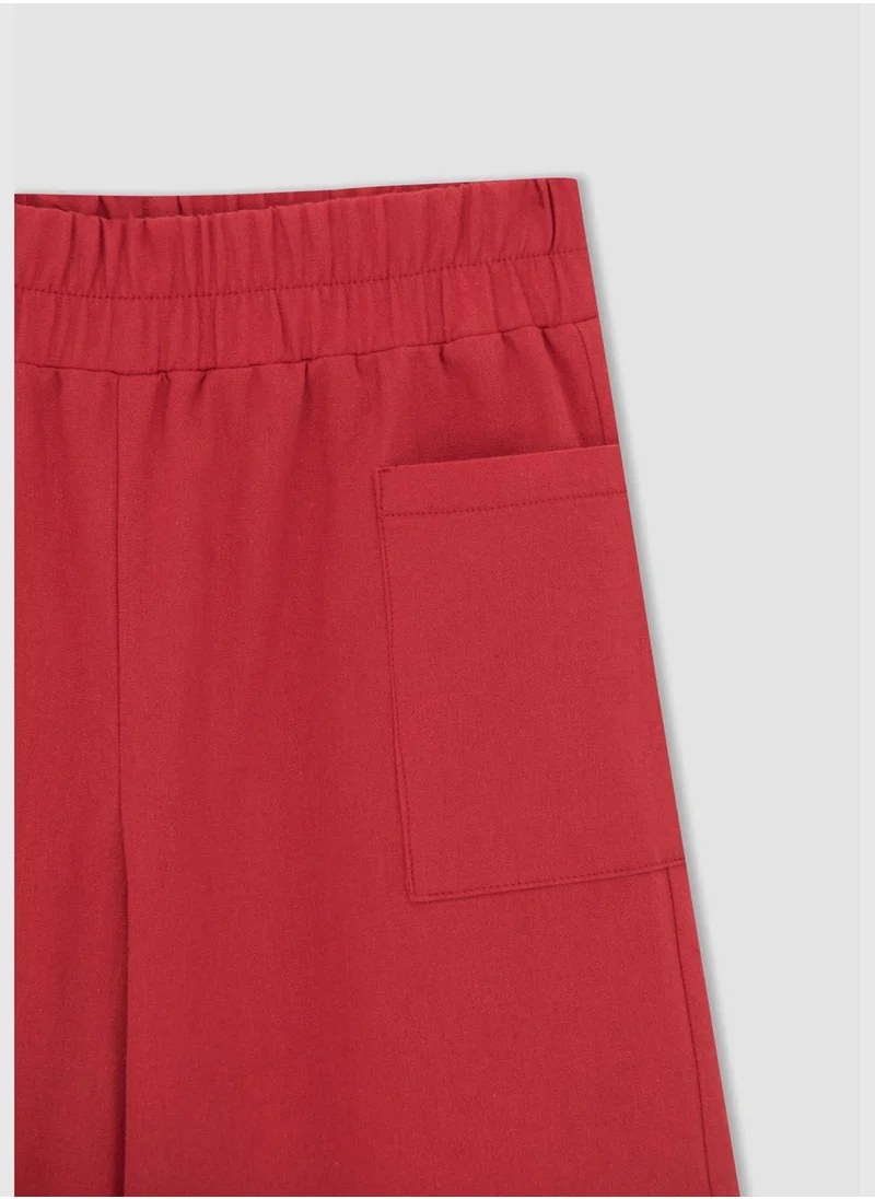 DeFacto Elasticated Waist Culotte Trousers