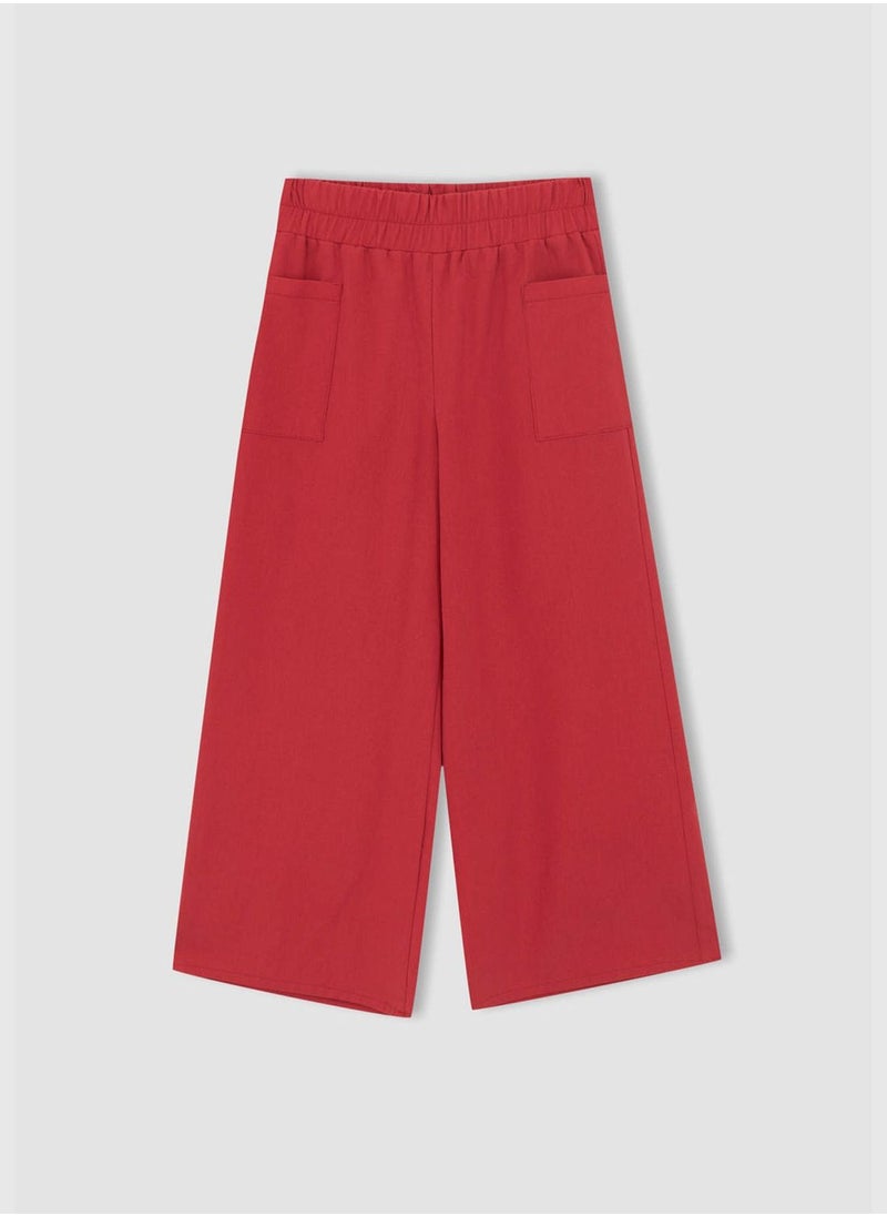DeFacto Elasticated Waist Culotte Trousers  - Image 1