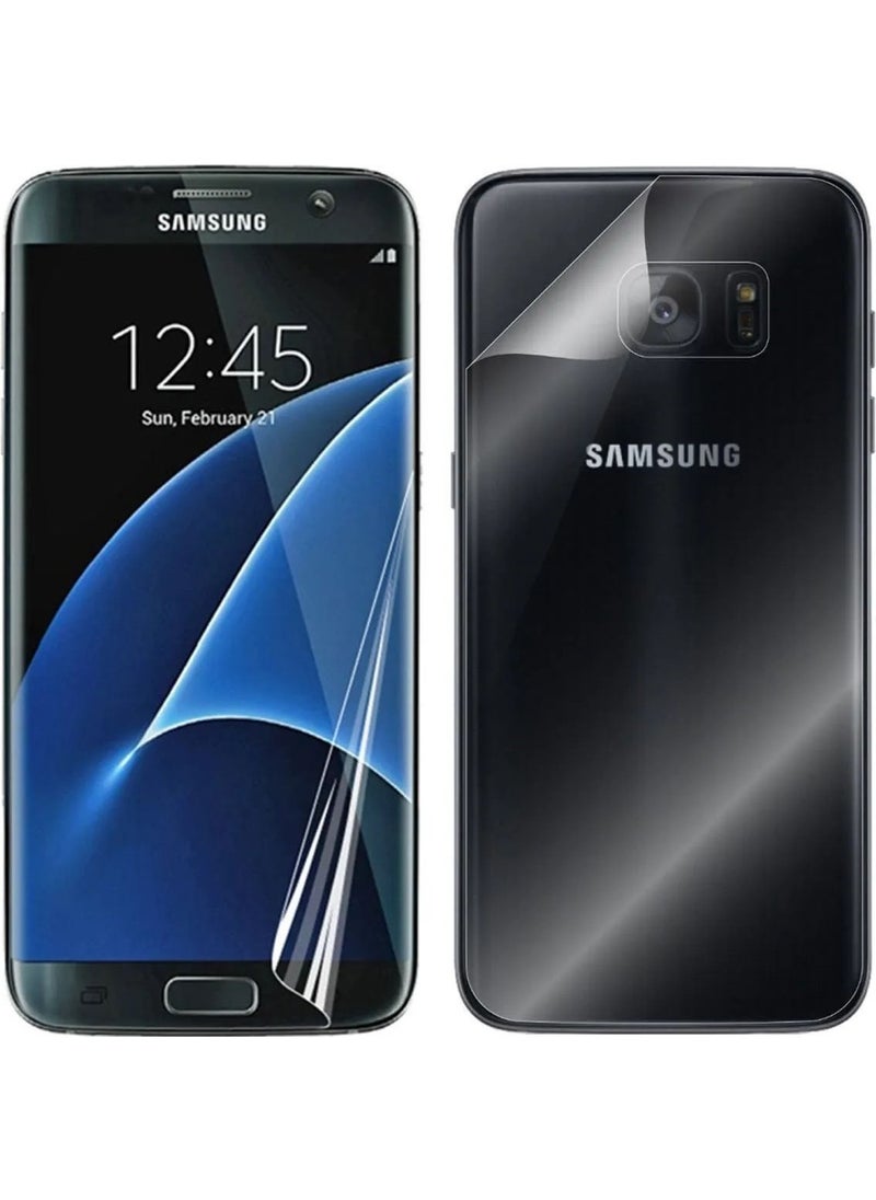 Rova - Samsung Galaxy S7 Compatible Front Back Protection 360 Full Coverage Transparent - Image 1