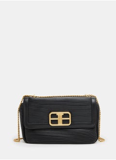 Plisse Crossbody Bag
