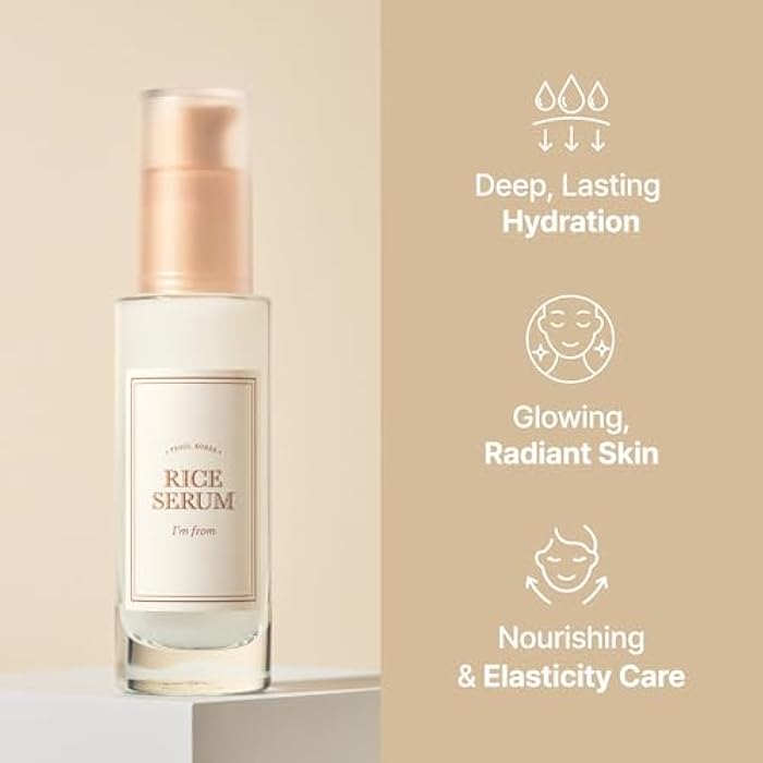I'm from Rice Serum, Korean Fermented Rice Embryo Extract Boosts Collagen, Vitality, Radiant Glowing Skin, Niacinamide, Vitality to Dull Skin, Nourishing, Moisturizing - Image 2