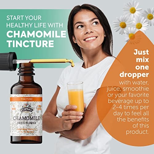 FLORIDA HERBS Chamomile Tincture, Organic Chamomile Extract (Matricaria Recutita) Flowers - Image 4