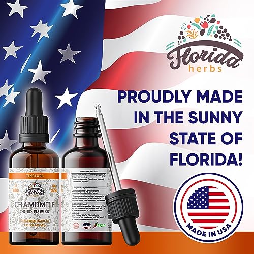FLORIDA HERBS Chamomile Tincture, Organic Chamomile Extract (Matricaria Recutita) Flowers - Image 5