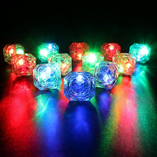 Konsait Flashing Led Light up Rings Bachelorette Party Favors Toys Grow in The Dark Party Suppiles Diamond Bling Rings for Birthday Weddings Bridal Shower Decorations (13pcs) - Image 5