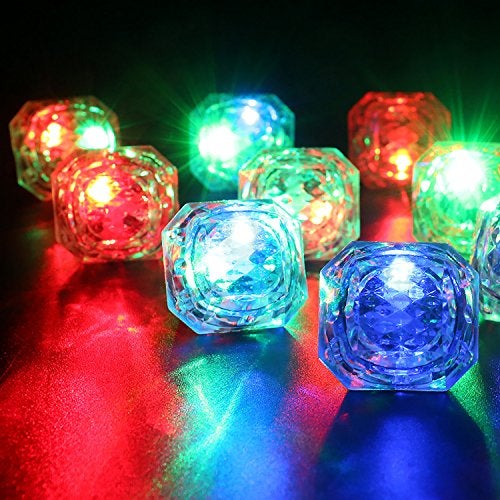 Konsait Flashing Led Light up Rings Bachelorette Party Favors Toys Grow in The Dark Party Suppiles Diamond Bling Rings for Birthday Weddings Bridal Shower Decorations (13pcs) - Image 3