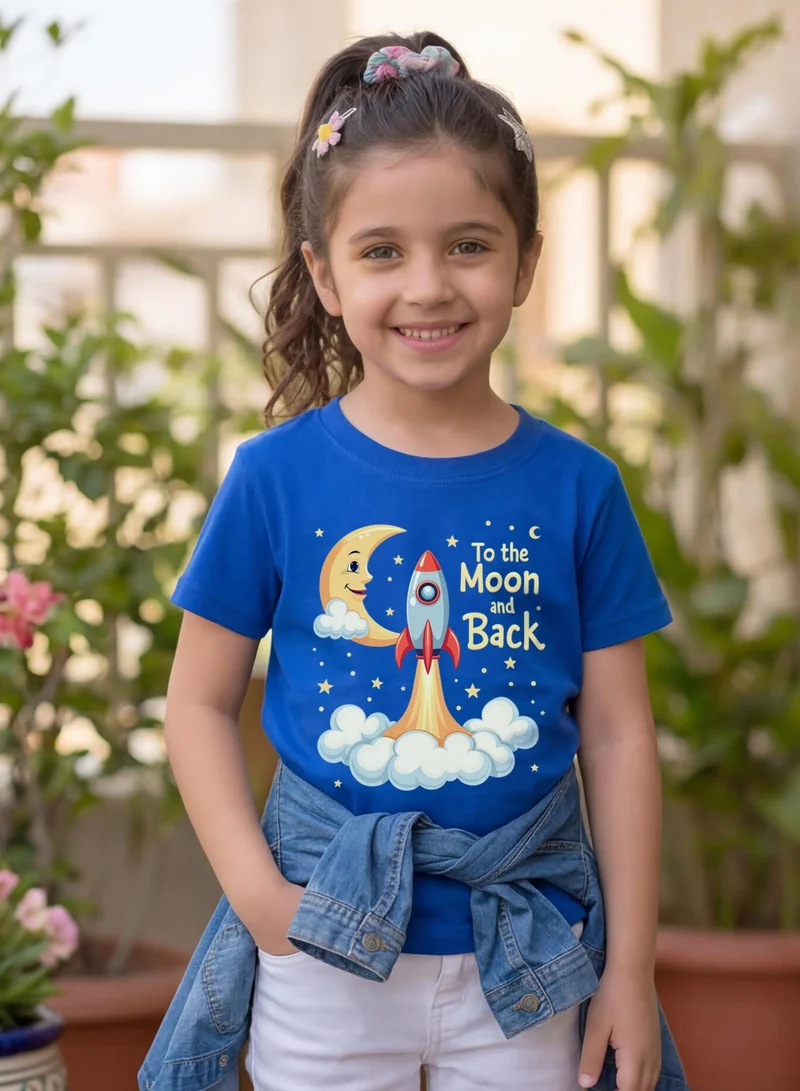 Funkaar Funkaar NASA theme Graphic Print T-shirt for Boys & Girls