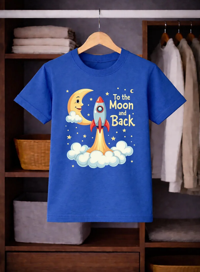 Funkaar Funkaar NASA theme Graphic Print T-shirt for Boys & Girls