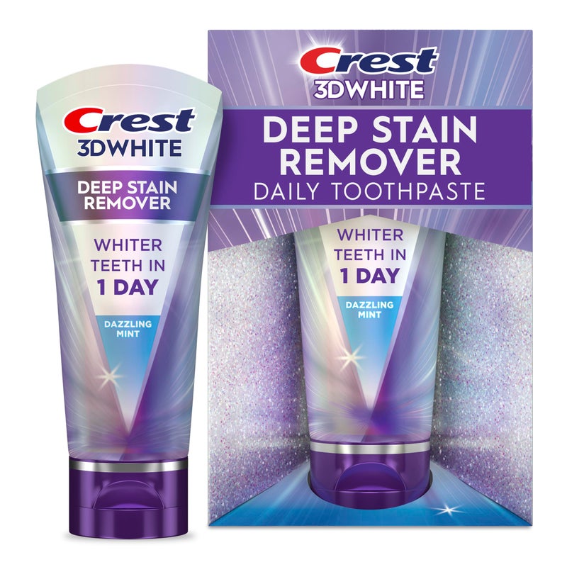 Crest 3DWhite Brilliance Deep Stain Remover Dazzling Mint Toothpaste - 2.1oz - Image 1