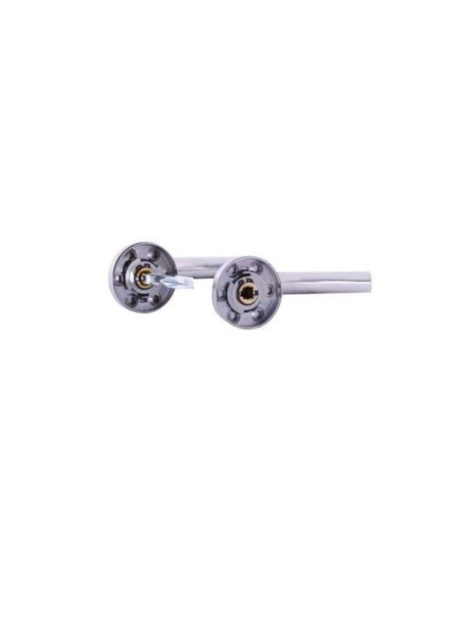 GEEPAS Geepas GHW65040 Mortise Rosette Tubular Handle 19mm - Door Handles | Firm Grasp | Rotate Door Lock | Interior | Satin Nickel Finish | 304 Stainless Steel | Premium Quality for All Internal Doors  - Image 3