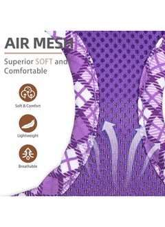 PUPTECK PUPTECK Dog Harness and Leash Set for Small Medium Dogs No Pull Step-in Soft Mesh Puppy Cat Vest Harnesses Reflective at Night, Purple S  - Image 2