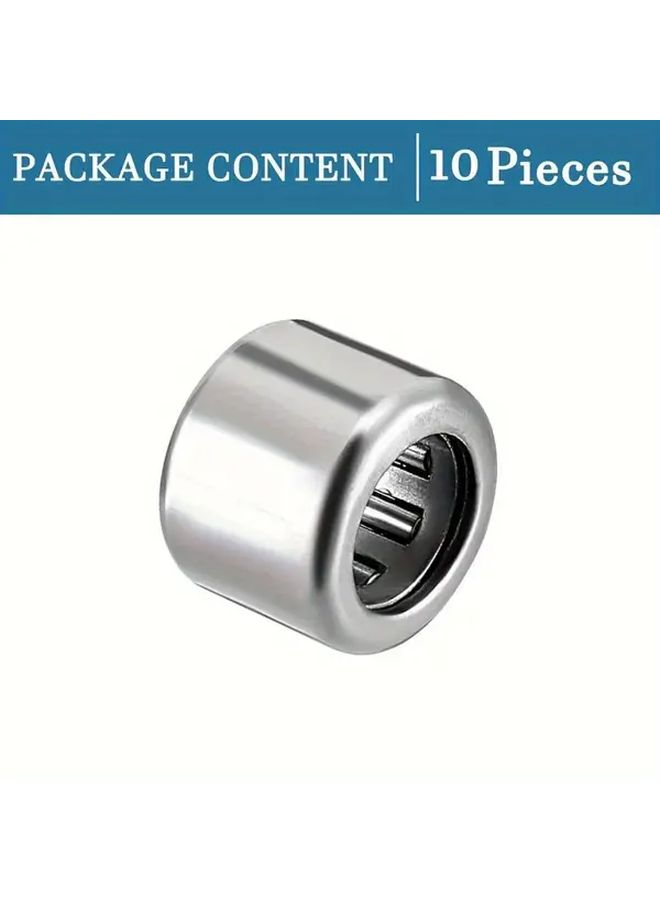 HK0608 Spherical Drained Cup Needle Roller Bearings 10pcs 10x8x6mm Silvery For Transmission Equipment - Image 4