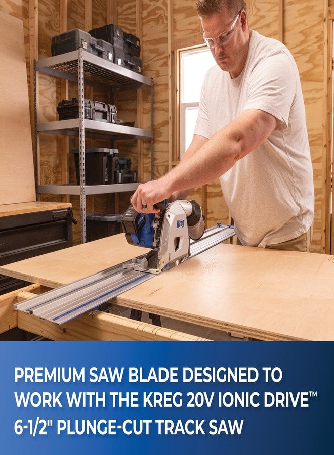 Kreg Adaptive Cutting System 48-Tooth Saw Blade - Carbide-Tipped Circular Blade - Smooth Cutting for Woodworking & Panel Projects - Laser-Cut Steel Body & Anti-Vibration Slots - KSBACS40TK - Image 2