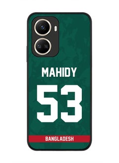 Rugged Black Edge Case for Huawei nova 10 SE, Slim fit Soft Case Flexible thin Cover - Player Name - Mehidy Hasan Miraz, Jersey Number- 53