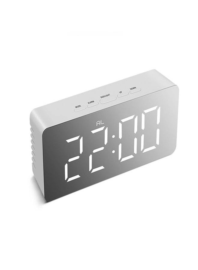 VALOREX Digital Alarm Clock Table Clock for Students, Heavy Sleepers, Bedroom, Office, Corporate | Mini Alarm Clock with Loud Sound, Automatic Sensor, Date & Temperature (Black) - Image 2