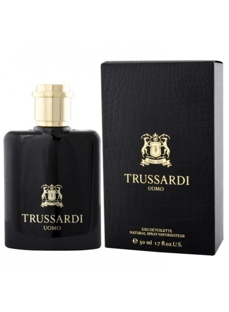 Trussardi Uomo Black Eau de Toilette 50ml - Image 1