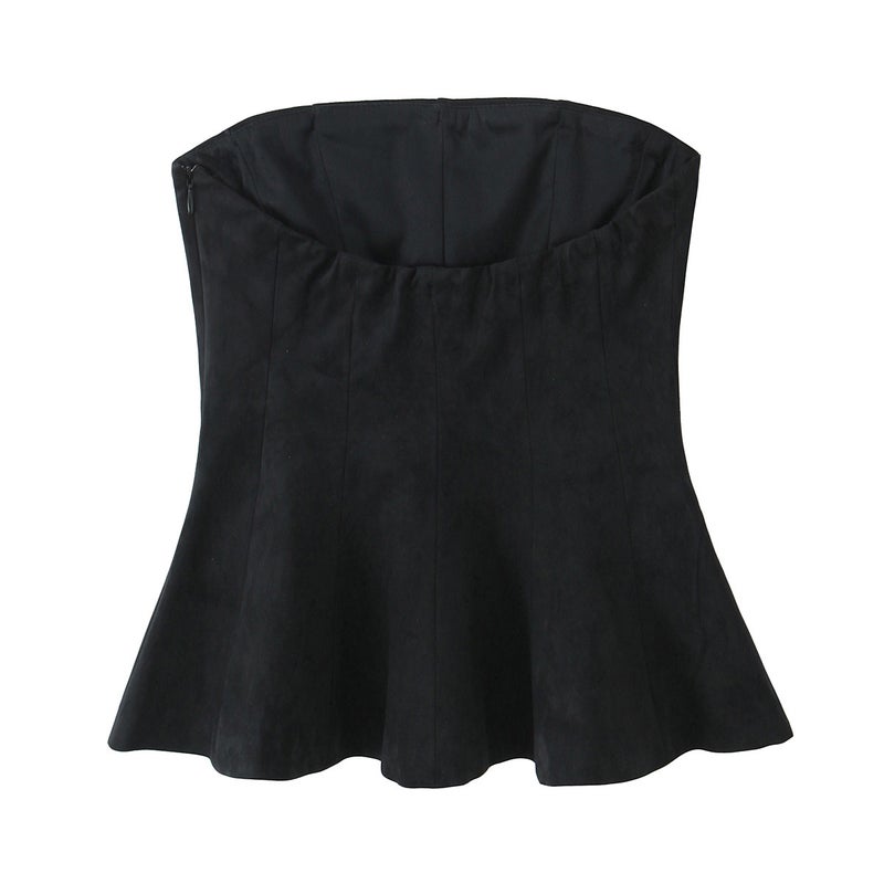 Style Short Skirt Hem Tube Top 2019050800 - Image 5