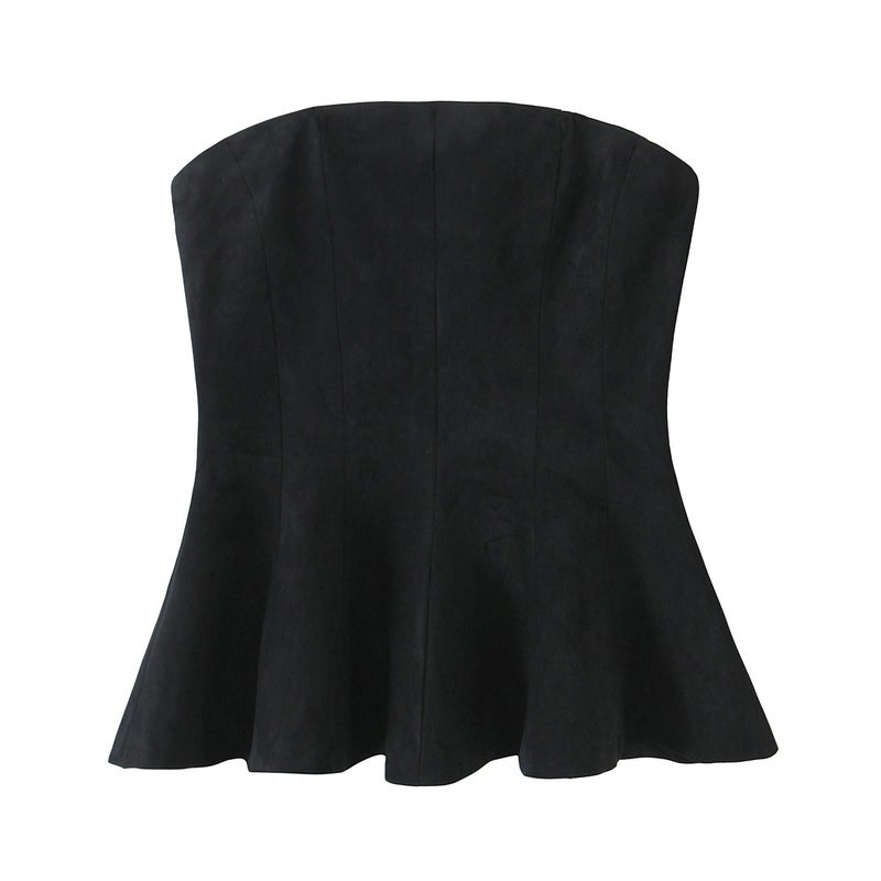 Style Short Skirt Hem Tube Top 2019050800 - Image 3