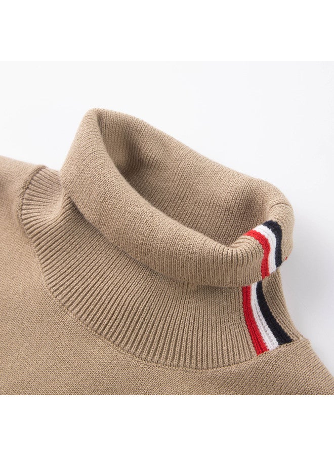 Hush Puppies Neutral Style Children's High-neck Blended Sweater Autumn Winter Clothing Boys Girls Warm Base Layer Chinese New Year Outfit New Year Clothing - Image 4