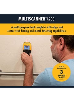 Zircon Zircon Multiscanner A200 Electronic Wall Scanner/Metal Detector/Live AC Wire Detection With SpotLite Pointer  - Image 2