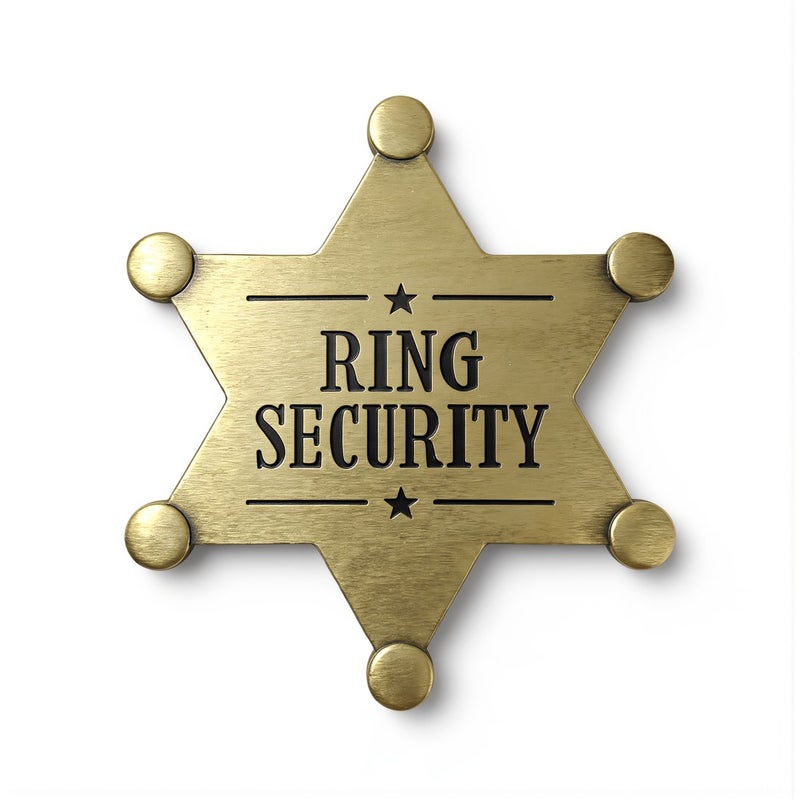 Skin Friendly Brass Star Badge No Sharp Burrs No Fabric Damage Safety Pin Brooch - Image 1
