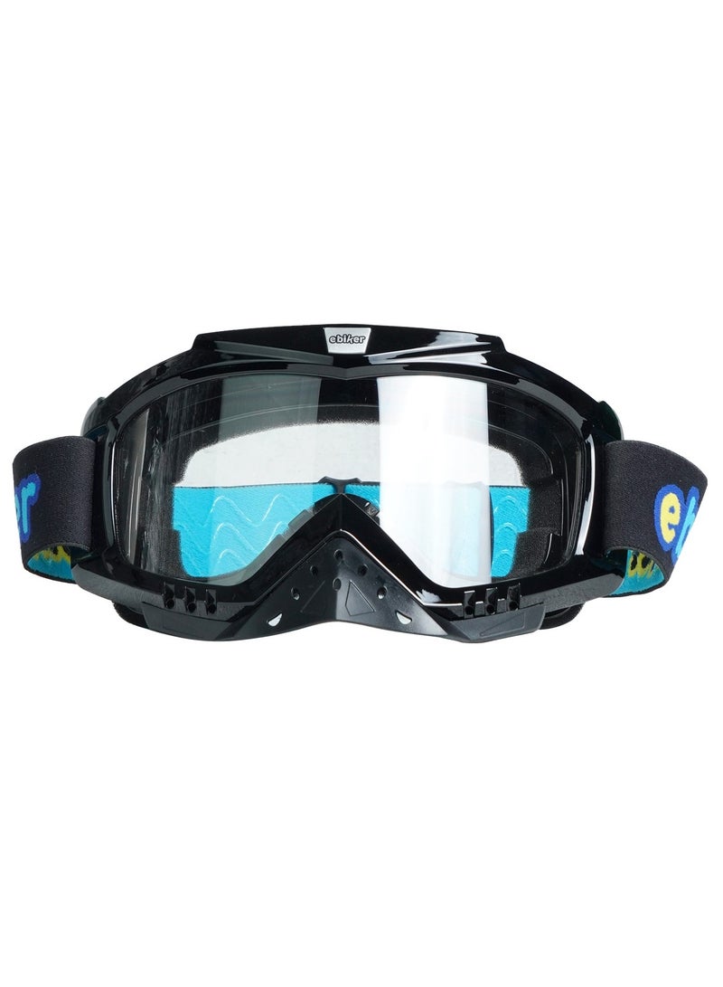 Generic 1 Pair of Ebiker Anti-Scratch, Windproof Motorcycle Dirt Bike Goggles for Men and Women  - Image 2