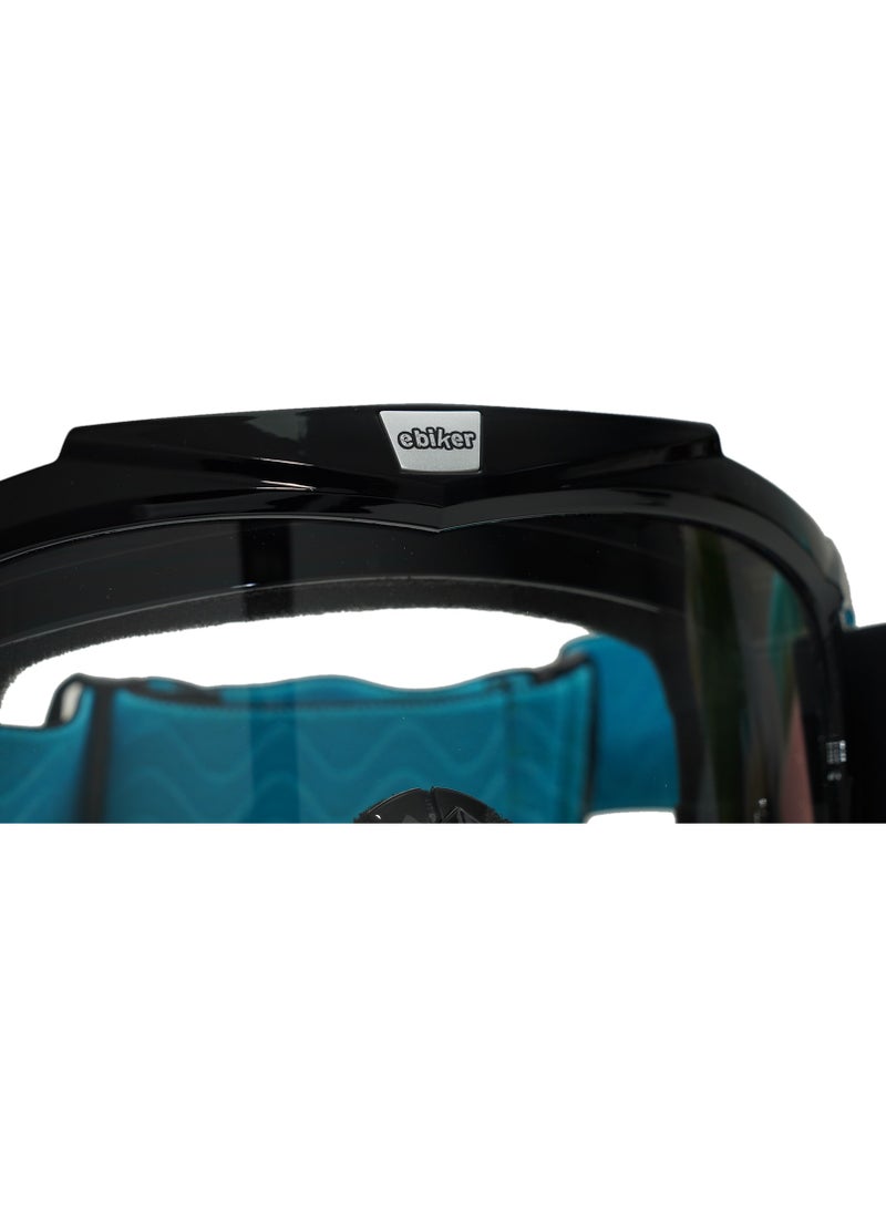 Generic 1 Pair of Ebiker Anti-Scratch, Windproof Motorcycle Dirt Bike Goggles for Men and Women  - Image 4
