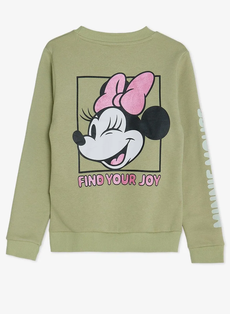 Disney Kids Minne Mouse Sweatshirt And Sweatpants