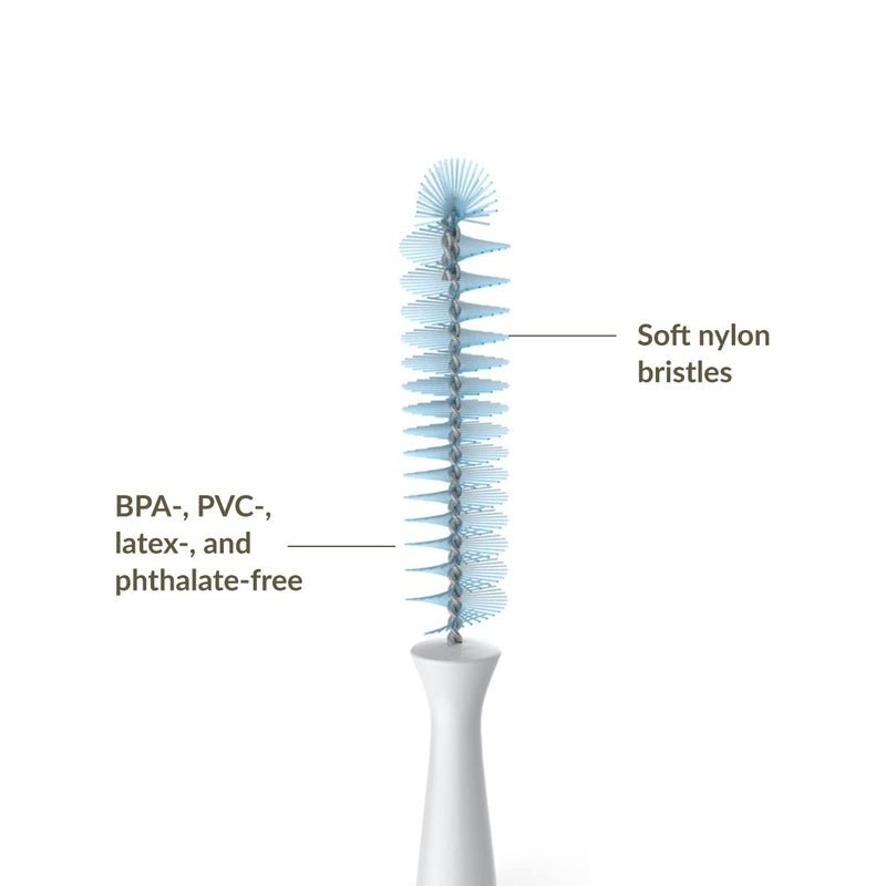 Kiinde Twist Pouch 2-Piece Baby Bottle Nipple Brush Set for All Brands/Parts - Image 4