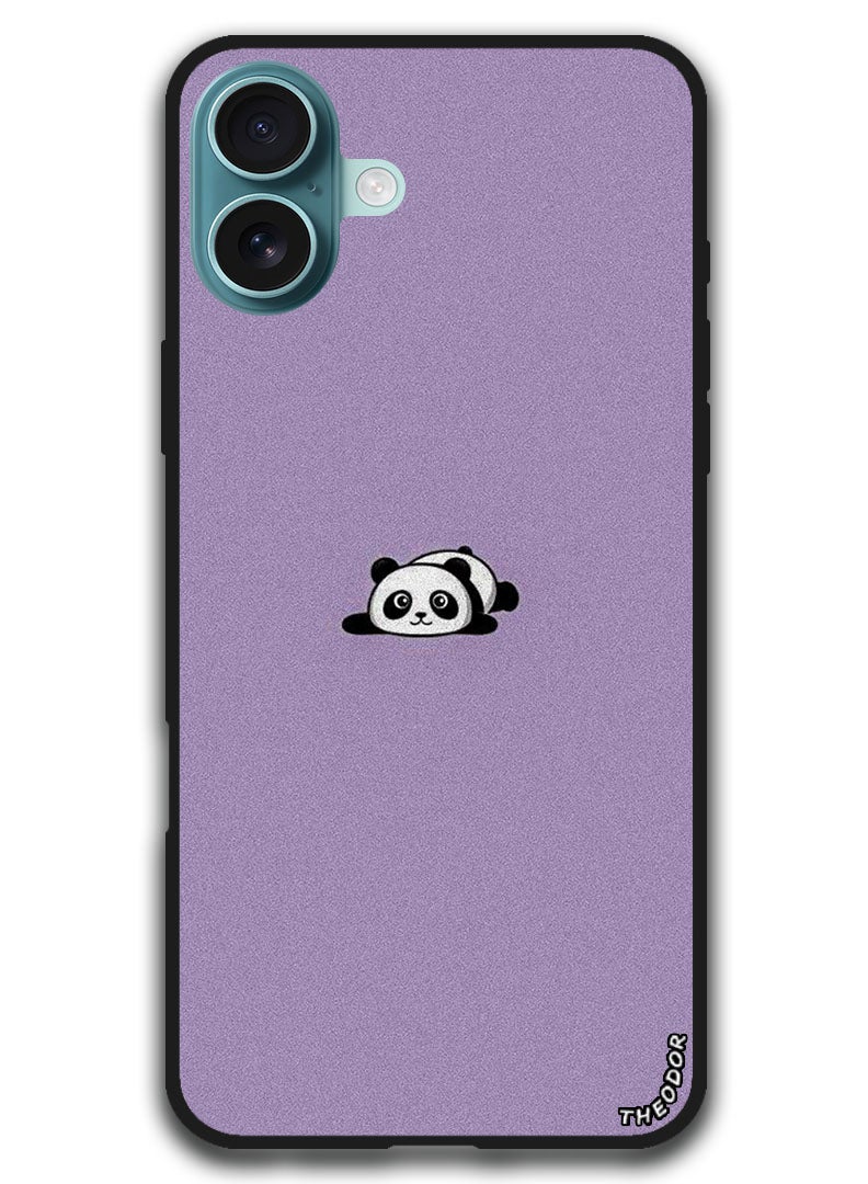 Theodor Protective Case Anti Scratch Shock Proof Bumper Cover For iPhone 16 Plus (6.7)-inch Panda sleeping - Image 1
