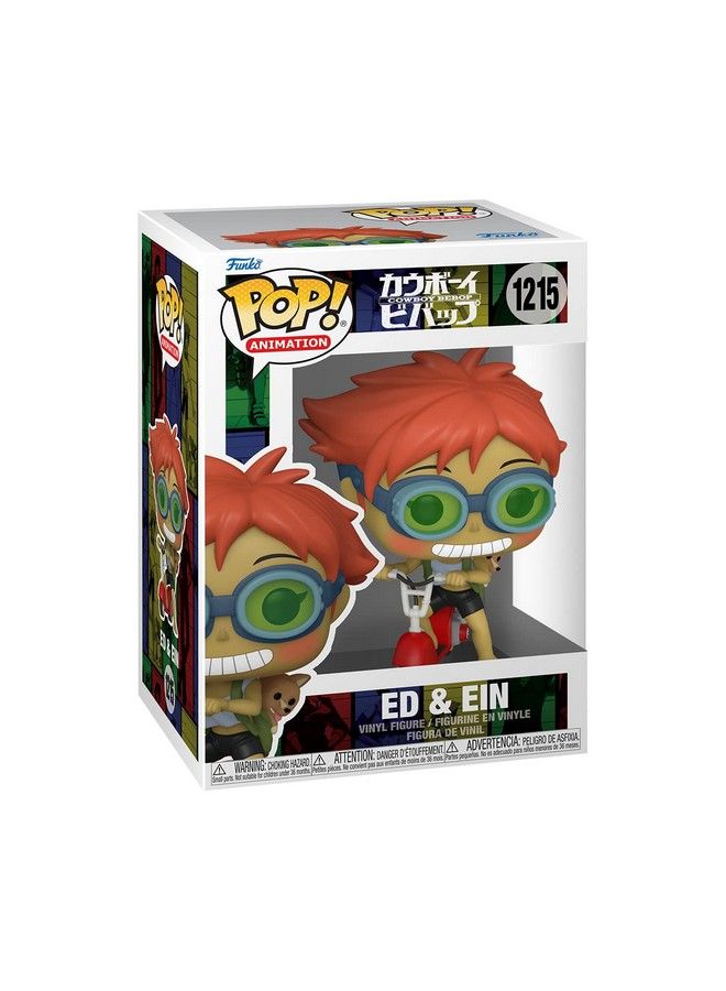 Funko Pop! Animation: Cowboy Bebop Edward On Scooter With Ein - Image 3