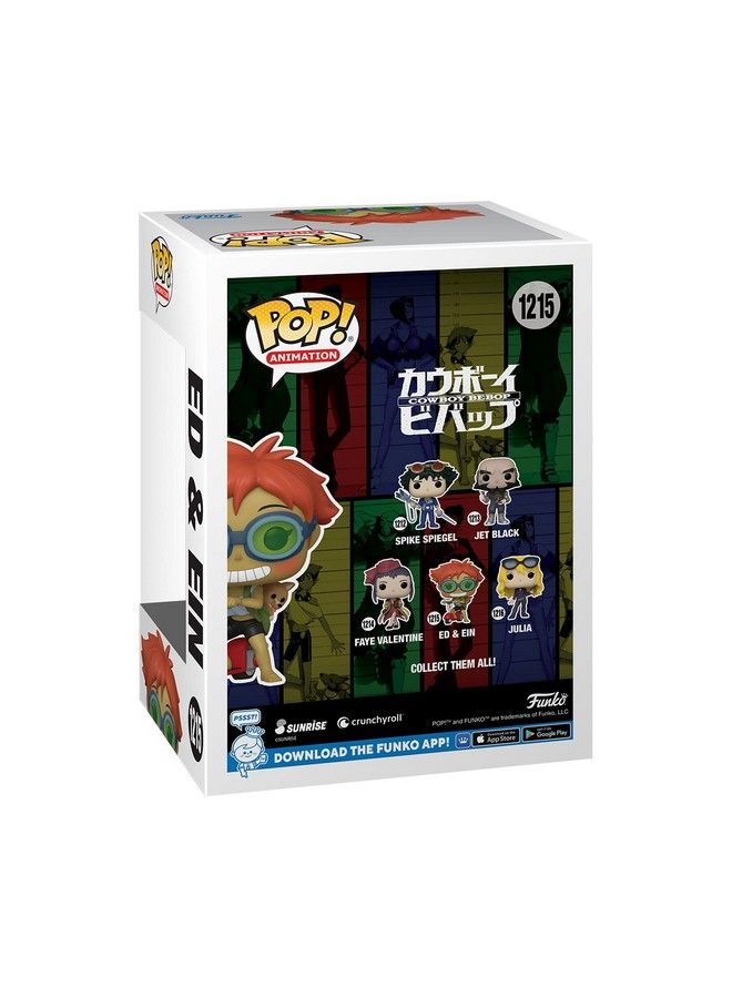 Funko Pop! Animation: Cowboy Bebop Edward On Scooter With Ein - Image 4