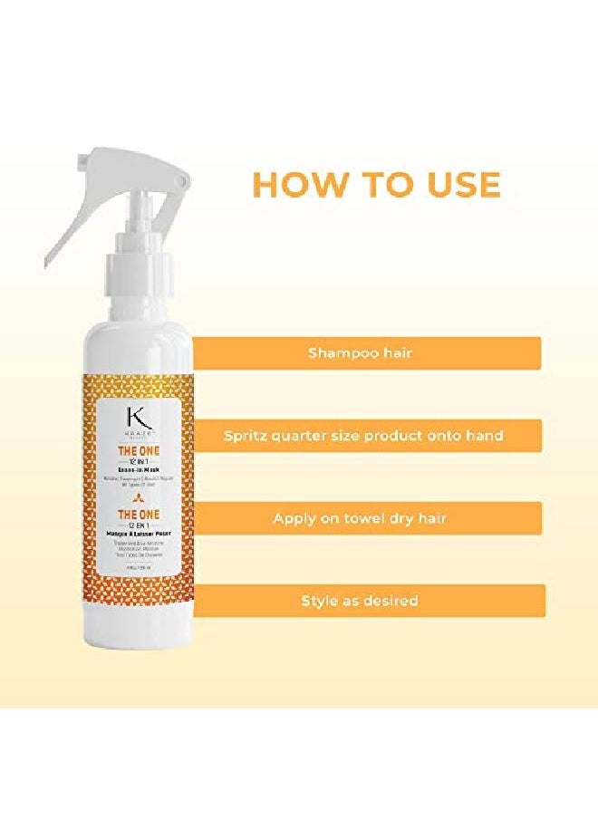 Kashmir Keratin The One Leave In Mask 12 In 1 Hair Treatment 8 Fl Oz New Presentation/New Formula  - Image 3