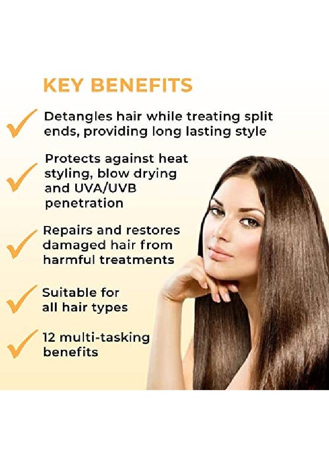 Kashmir Keratin The One Leave In Mask 12 In 1 Hair Treatment 8 Fl Oz New Presentation/New Formula  - Image 4