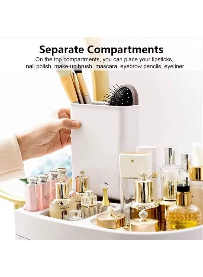 Makeup and accessories organizer 4 large acrylic doors Organizer for all your hairdressing tools, the ultimate in elegance and beauty - Image 3