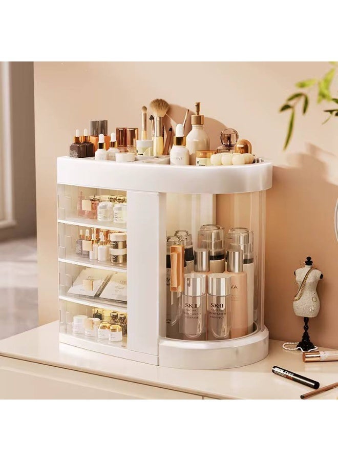 Makeup and accessories organizer 4 large acrylic doors Organizer for all your hairdressing tools, the ultimate in elegance and beauty - Image 1