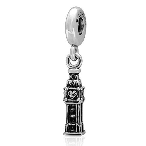 ABAOLA London Big Ben Dangle Charm 925 Sterling Silver Beads fit for Charms Bracelets - Image 4