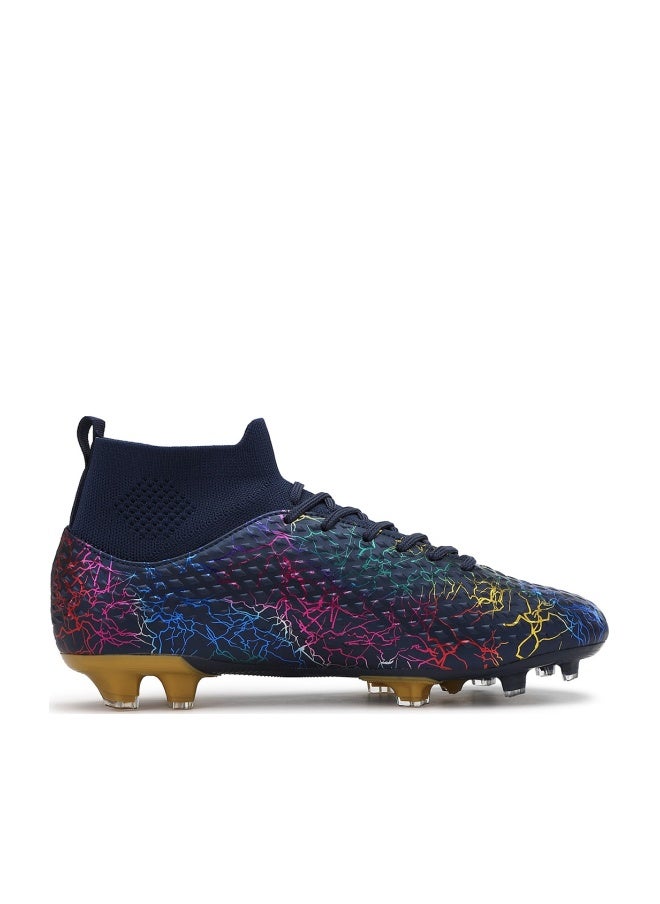 SKY WING Men and Women Soccer Shoes Adults FG Sole Soccer Cleats Elastic High-collar Knit Design Lightweight Training Football Shoes - Image 1
