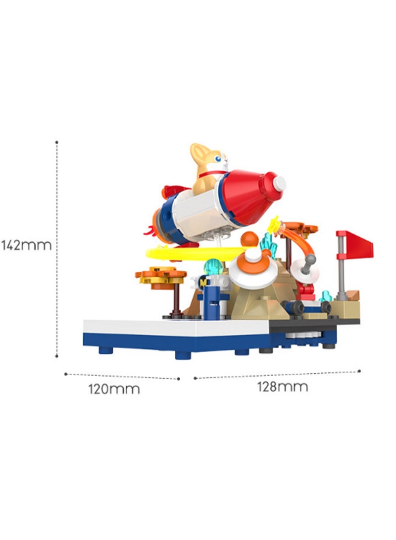 Space Dog Model Set Building Blocks Creative Diy Assembly Simulation Building Assembly Toys Children Adult Home Decoration - Image 2